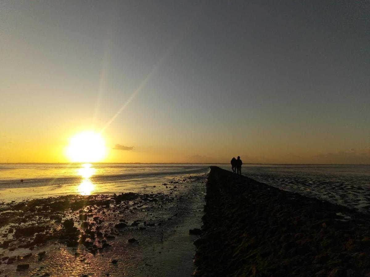 Haus Meererleben - Urlaub Mit Hund An Der Nordsee Schweiburg Buitenkant foto